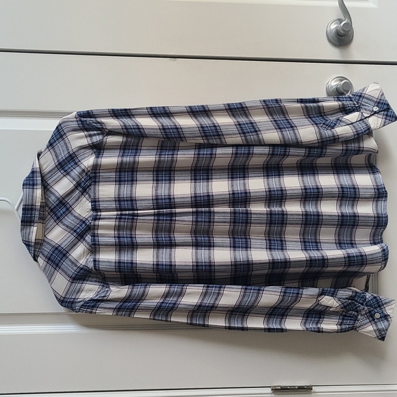 Mododoc Blue Plaid Shirt - Picture 2 of 5